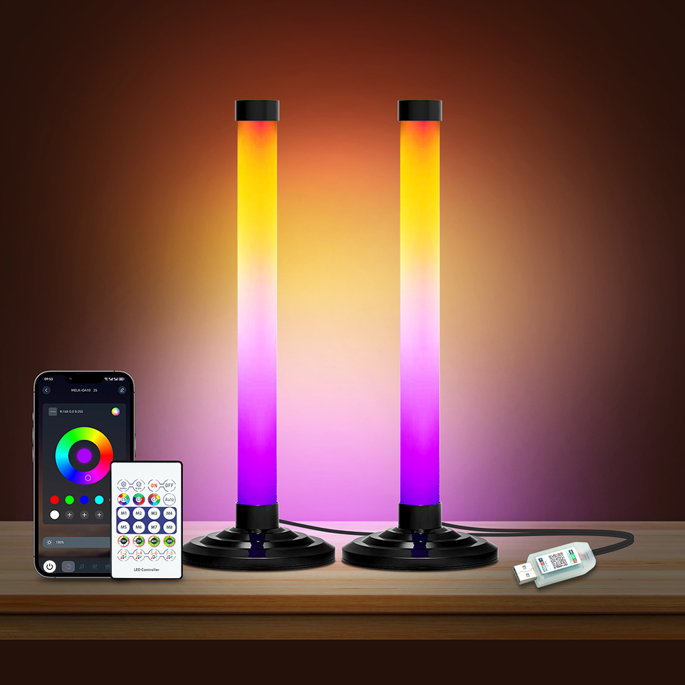 Pc Gaming Kit - 2 4-светильник RGB Комплект Smart LED