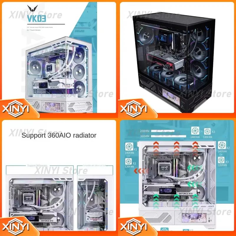 Pc Gaming Water Cooling - Корпус для игрового ПК Valkyrie VK03