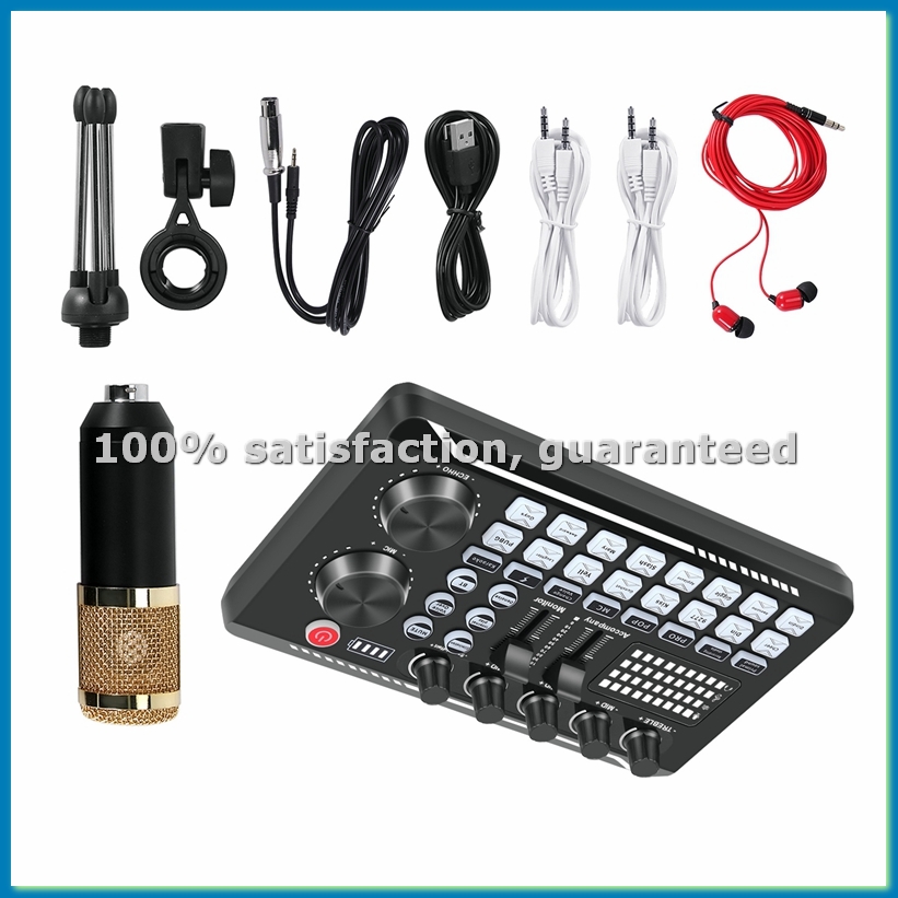 Pc Gaming Kit - Комплект звуковой карты F998, комплект микрофона