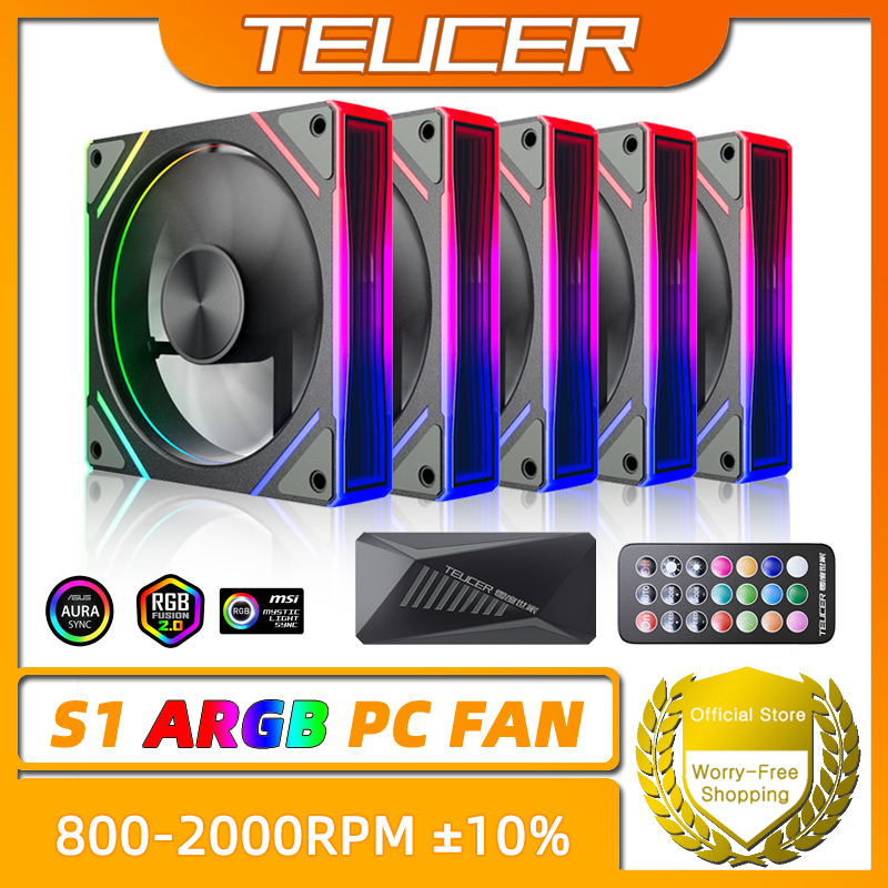 Pc Gaming Water Cooling - Комплект вентиляторов TEUCER Prism S1 ARGB