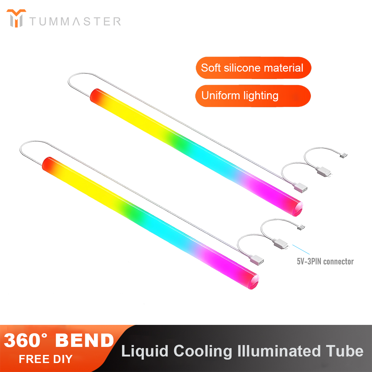 Pc Gaming Water Cooling - TUMMASTER ARGB рукав с водяным охлаждением