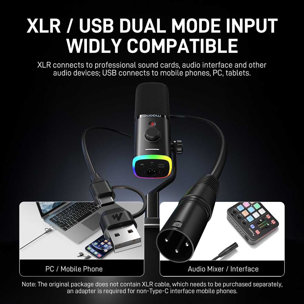 Игровой микрофон Maono PD100X  – обзор и цена Gaming Microphone