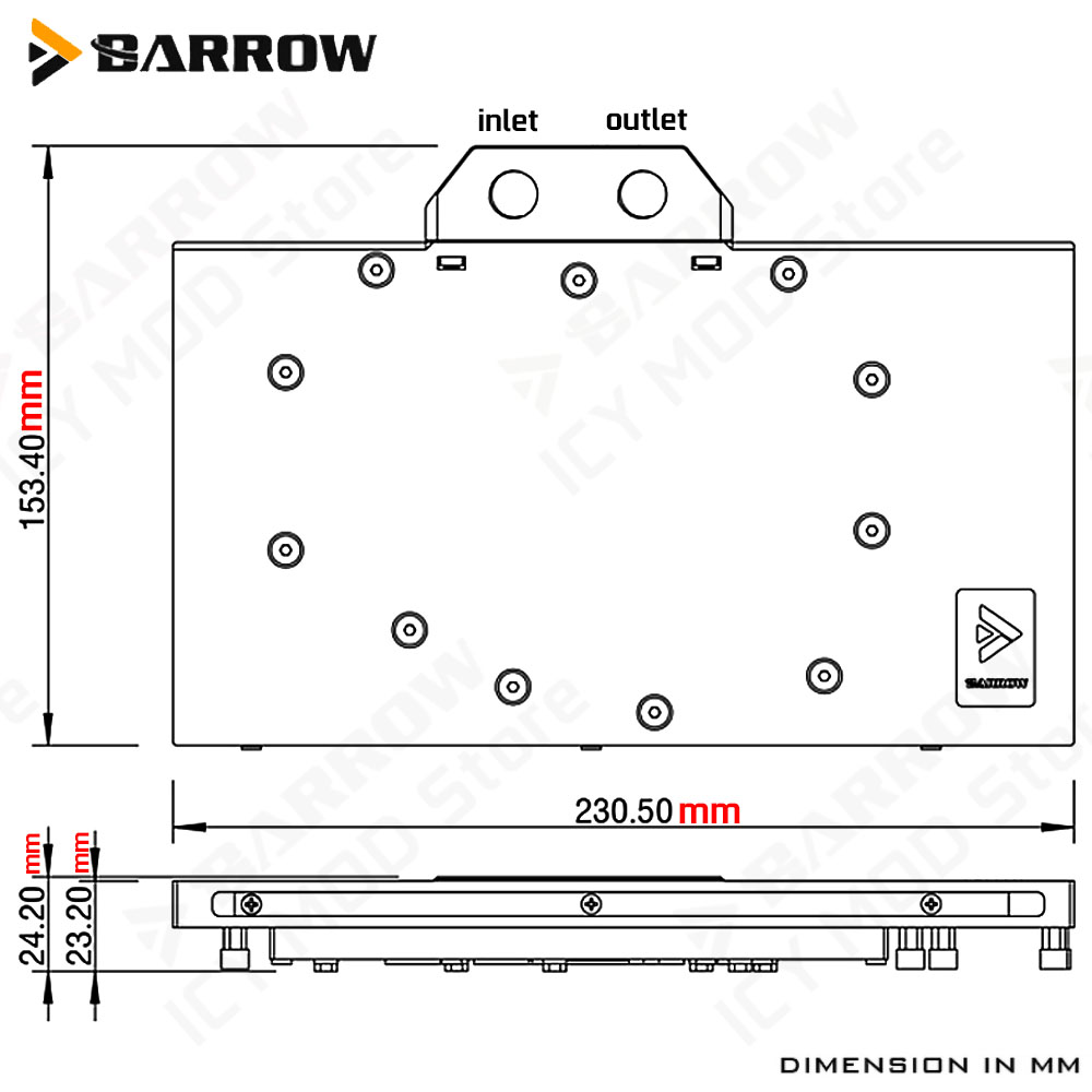Водоблок Barrow VGA для видеок – обзор и цена Pc Gaming Water Cooling
