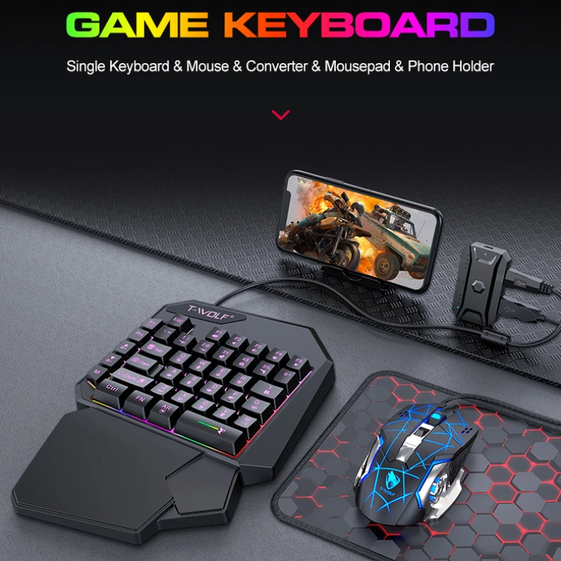 T-WOLF TF900 клавиатура для од – обзор и цена Pc Gaming Kit