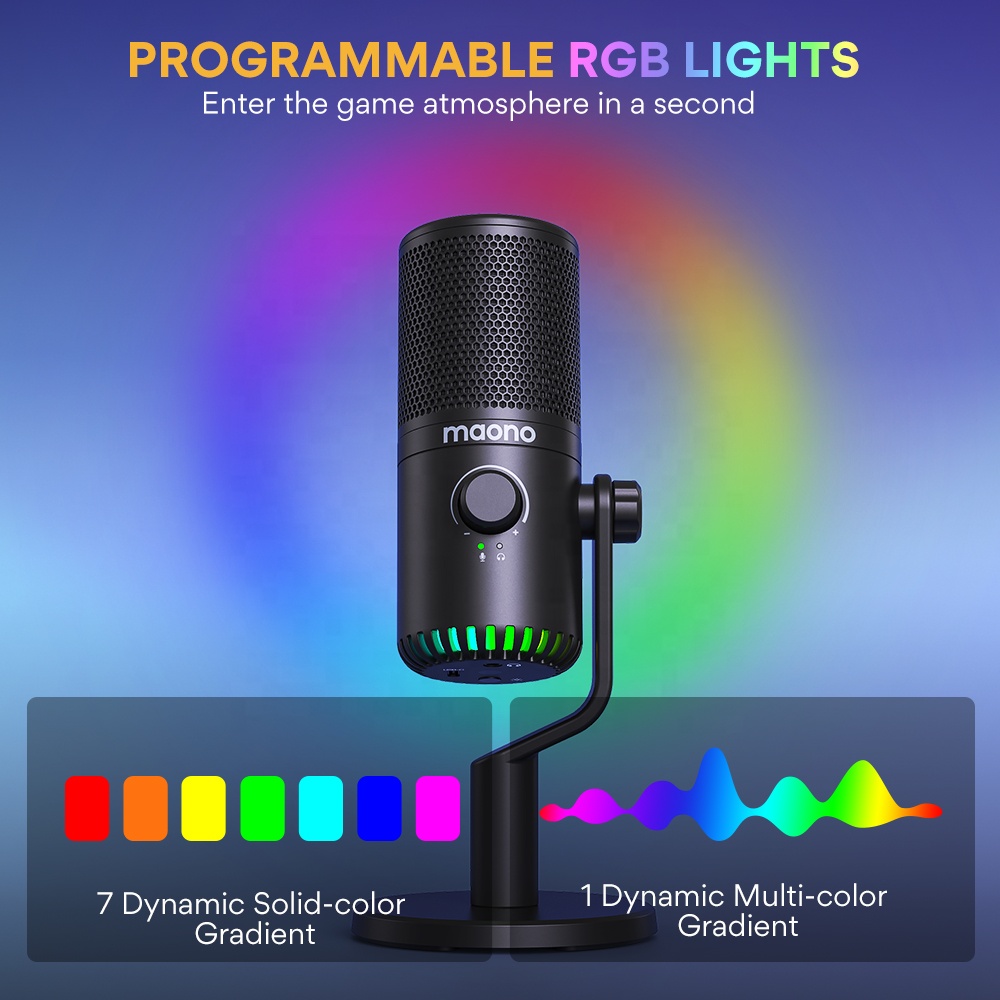 Игровой микрофон MAONO PC с пр – обзор и цена Gaming Microphone