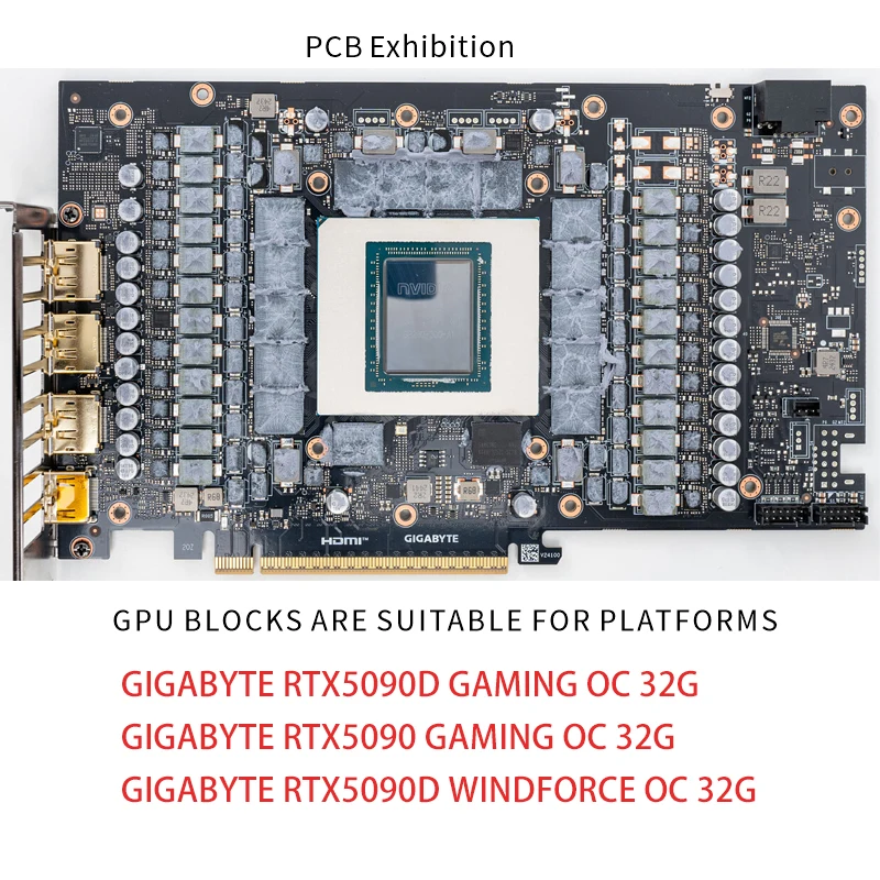 Водоблок Bykski N-GV5090DWF-X  – обзор и цена Pc Gaming Water Cooling