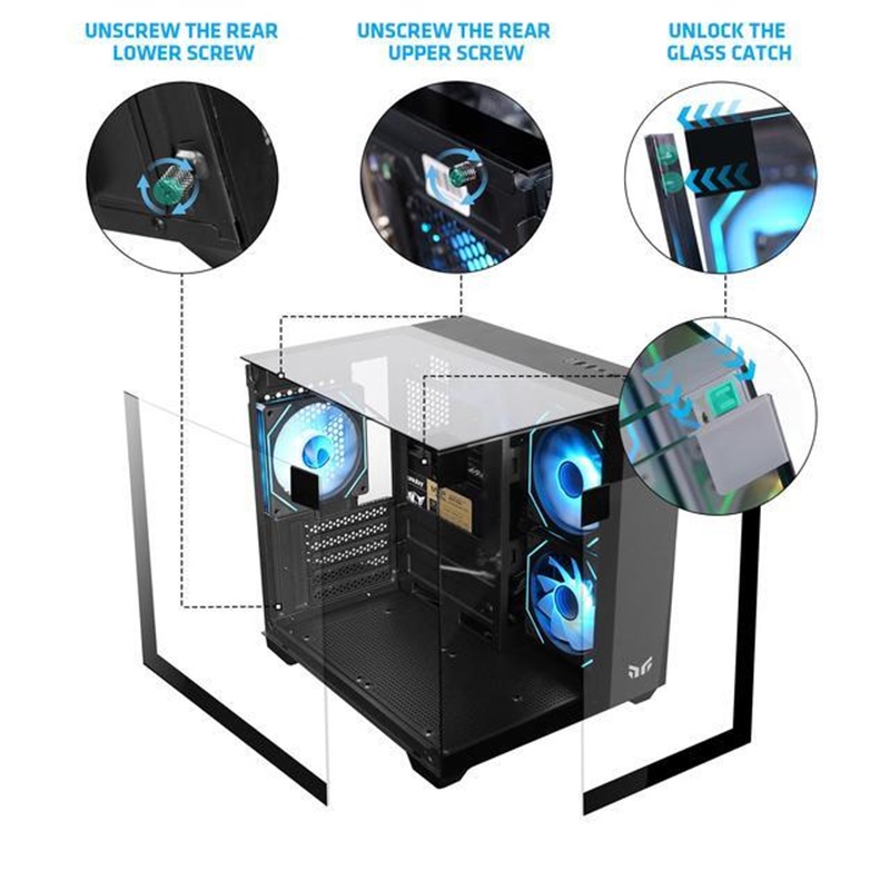 Корпус Yeah Magic Cube MATX: с – обзор и цена Pc Gaming Dell
