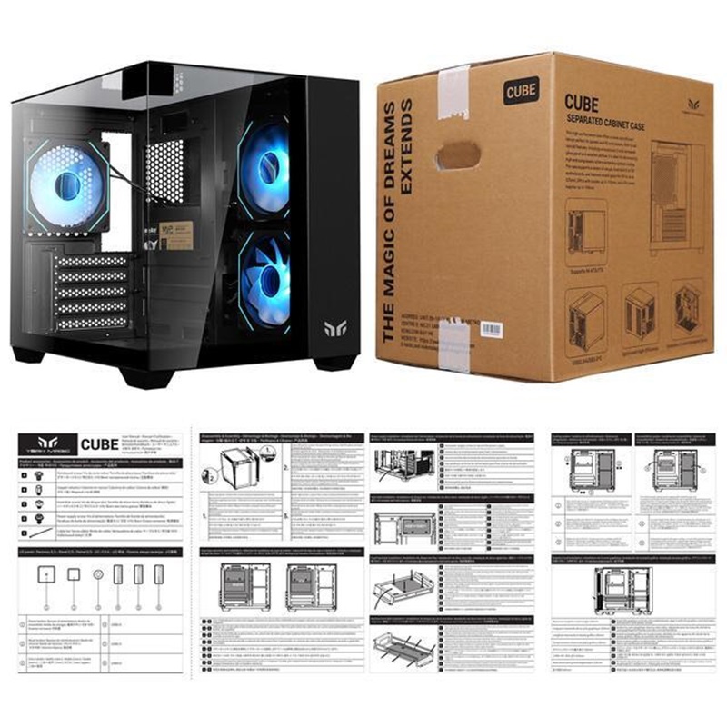 Корпус Yeah Magic Cube MATX: с – обзор и цена Pc Gaming Dell
