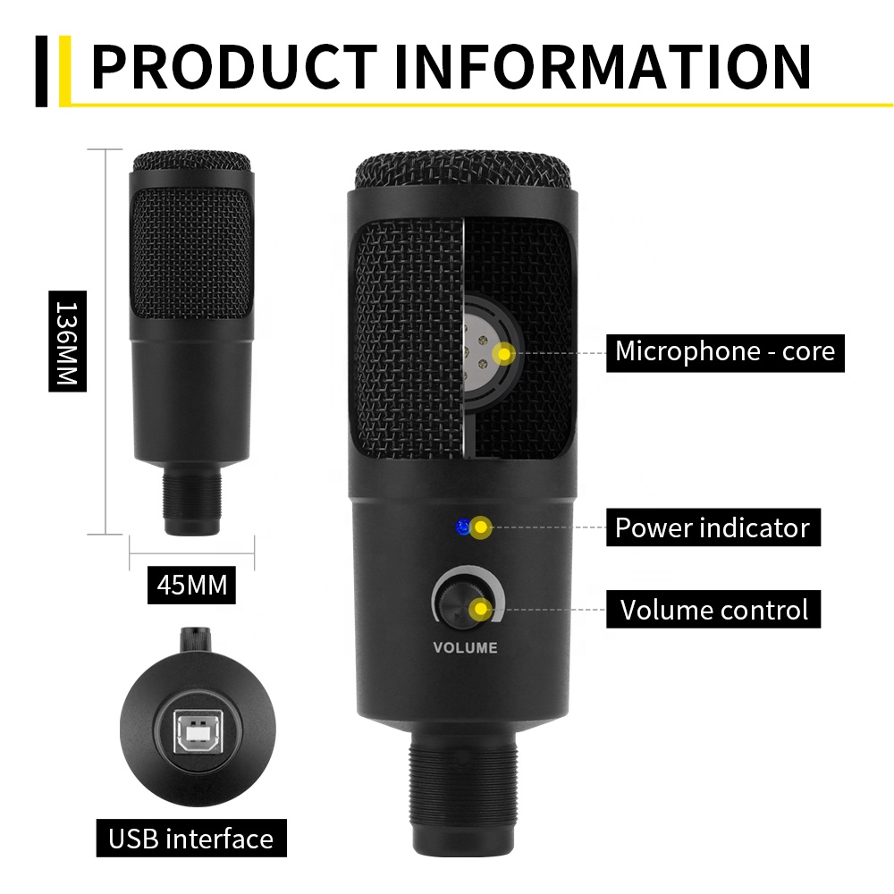 XTUGA K30 Профессиональный про – обзор и цена Gaming Microphone