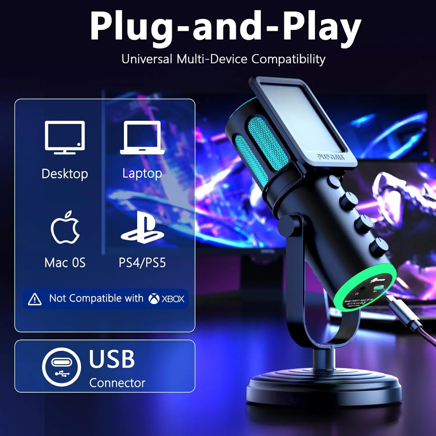 USB-микрофон PUPGSIS для ПК, и – обзор и цена Pc Gaming Discord