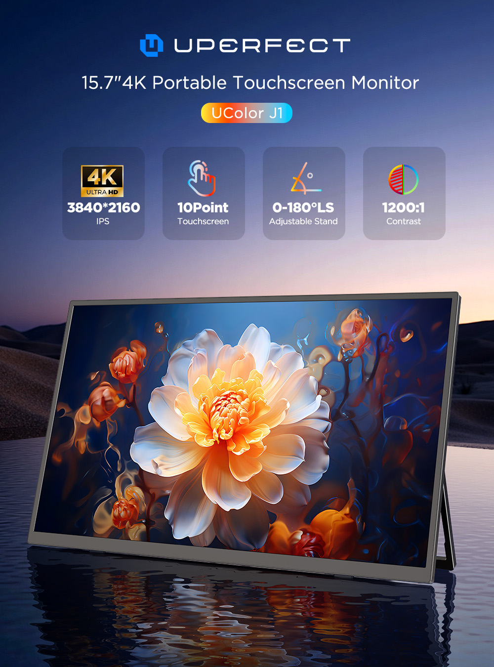 Портативный сенсорный монитор  – обзор и цена Pc Gaming Y60