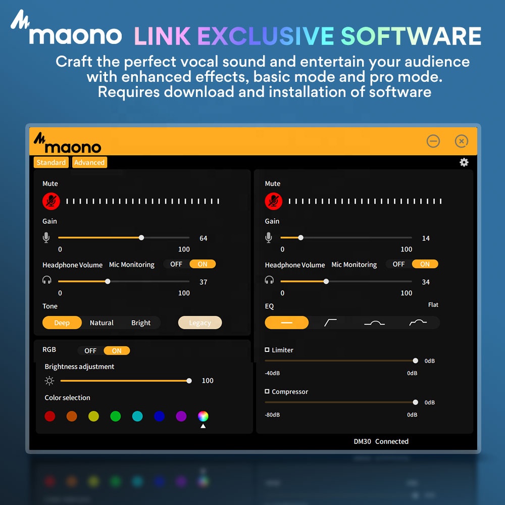 Игровой микрофон Maono DM30 с  – обзор и цена Gaming Microphone