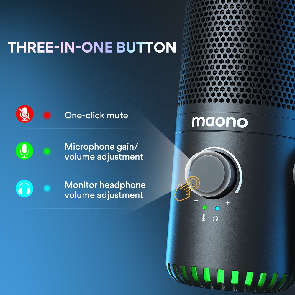 Игровой микрофон Maono DM30 с  – обзор и цена Gaming Microphone
