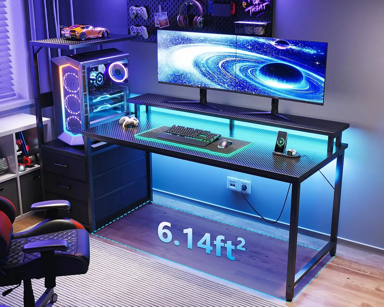 Игровой стол с подставкой для  – обзор и цена Pc Gaming Y60