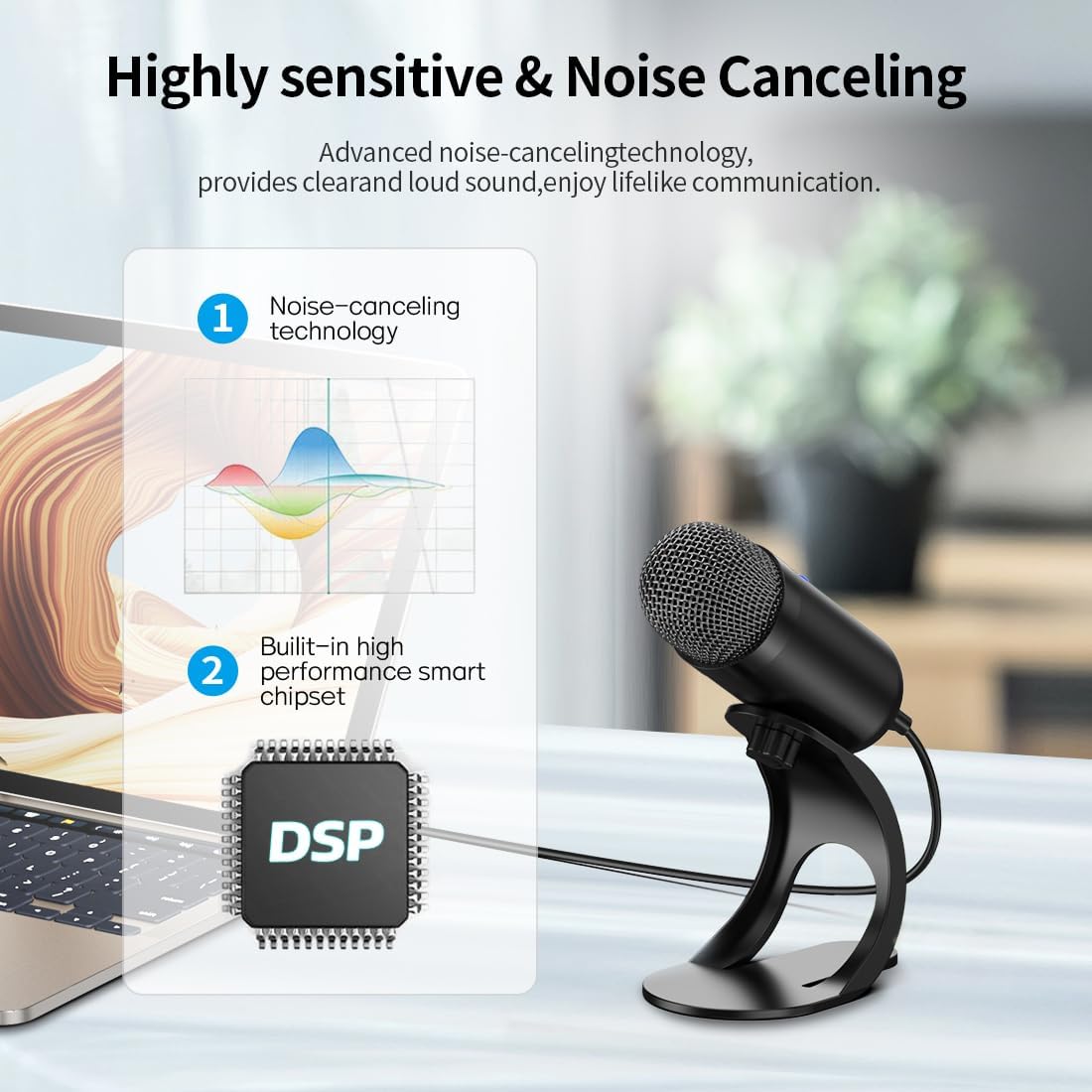 Профессиональный USB-микрофон, – обзор и цена Gaming Microphone