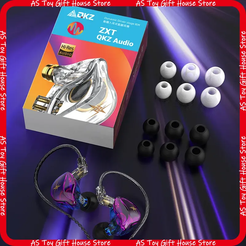 Наушники QKZ ZXT с проводным п – обзор и цена Gaming Microphone