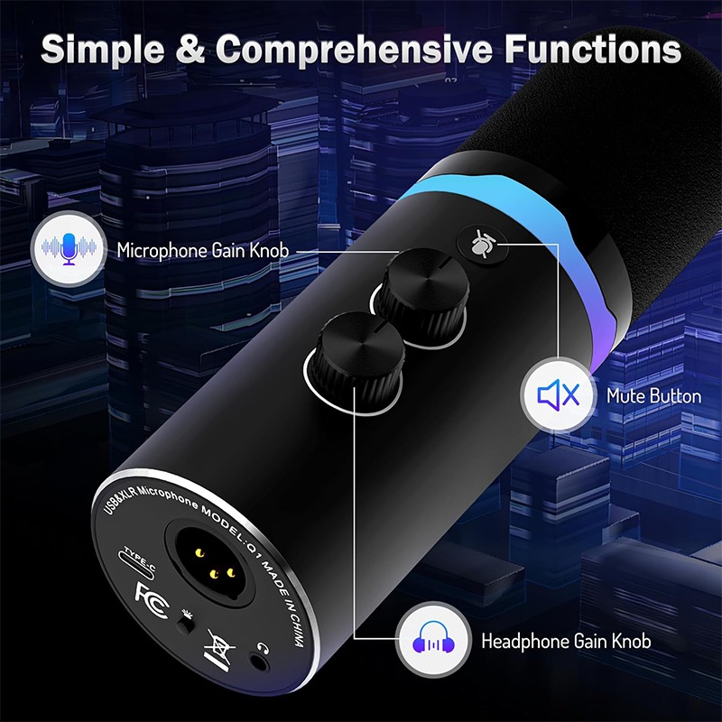 USB-микрофон для геймеров с на – обзор и цена Gaming Microphone